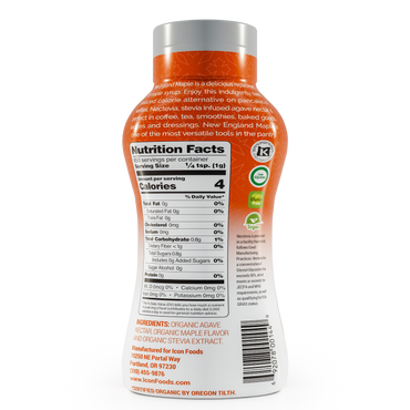 Nectevia New England Maple | Stevia Infused Agave Nectar
