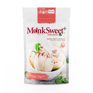 MonkSweet+ | Monk Fruit & Stevia Infused Erythritol