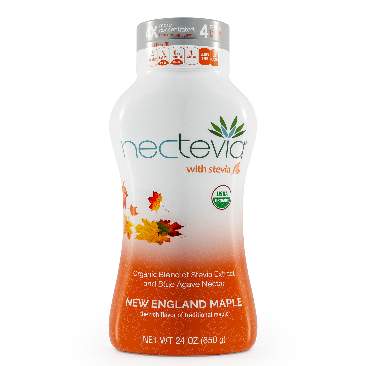 Nectevia New England Maple | Stevia Infused Agave Nectar