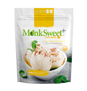 MonkSweet+ | Monk Fruit & Stevia Infused Erythritol