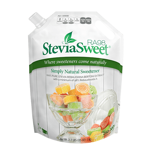 SteviaSweet RA98 | Pure Stevia Extract Powder (98% Reb A)